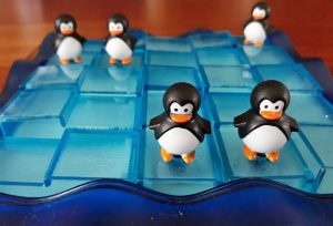 tučniaky na ľade